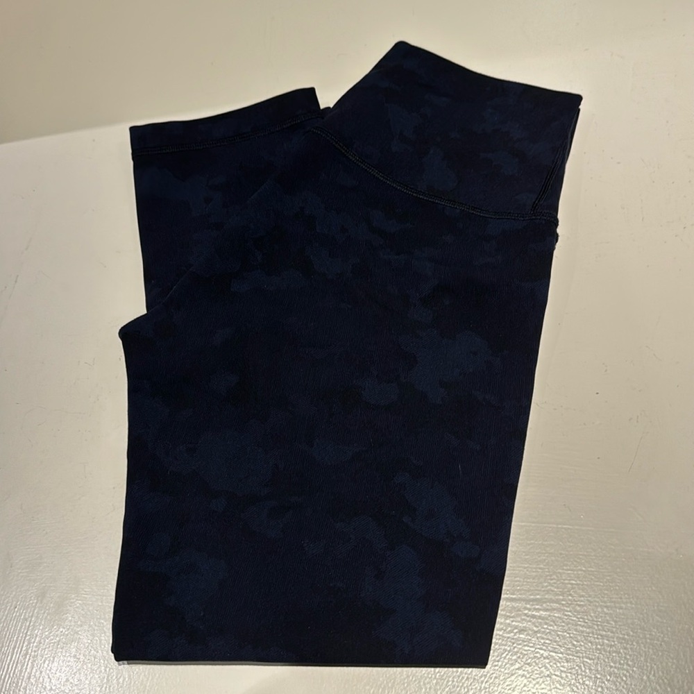 Lululemon Blue Camo Print Pants